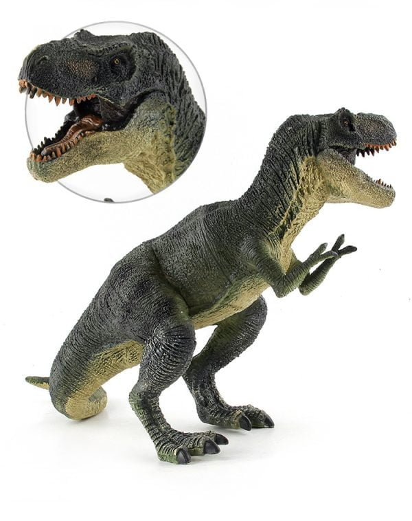 tiranossauro rex verde brinquedo grande