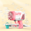Máquina de bolhas de sabão na cor rosa