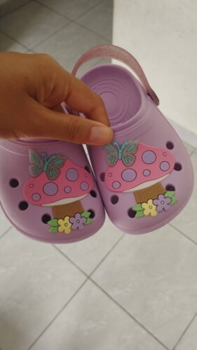 Sandália Infantil Fleca - Design Divertido com Cogumelo - Super Leve e Resistente photo review
