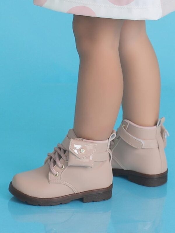 Bota Infantil Coturno Feminino - Conforto e Estilo - Bebê Encanto