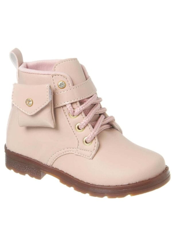 Bota Infantil Coturno Feminino - Conforto e Estilo - Bebê Encanto