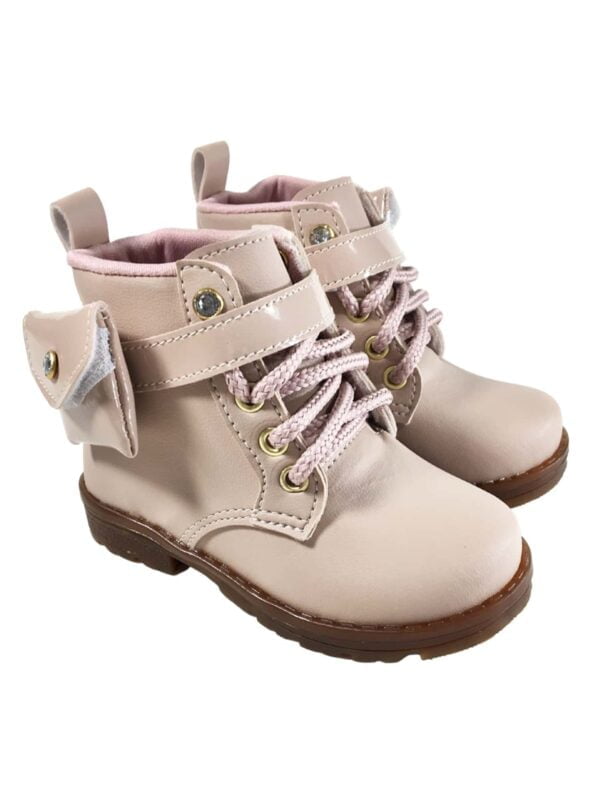 Bota Infantil Coturno Feminino - Conforto e Estilo - Bebê Encanto