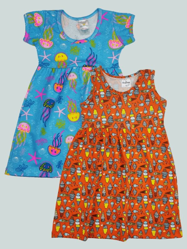 Vestido Infantil Verão - Estilo Casual - Confortável - Bebê Encanto