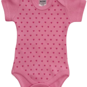 Baby Love - Conforto Total - Estampa de Corações - Bebê Encanto