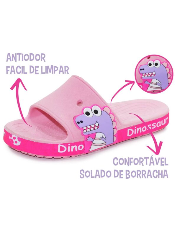 Chinelo Infantil Dinossauro Dino Leve - Aventura aos pés das crianças - Bebê Encanto