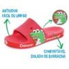 Chinelo Infantil Dinossauro Dino Leve - Aventura aos pés das crianças - Bebê Encanto