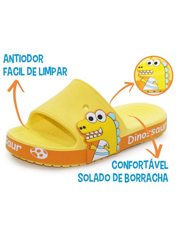 Chinelo Infantil Dinossauro Dino Leve - Aventura aos pés das crianças - Bebê Encanto