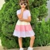 Vestido Infantil - Multicolorido - Elegante e Casual - Bebê Encanto