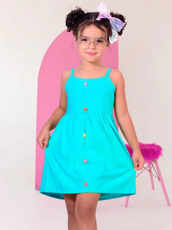 Vestido Infantil Menina - Confortável e Elegante - Manga Curta - Bebê Encanto