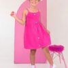 Vestido Infantil Menina - Confortável e Elegante - Manga Curta - Bebê Encanto