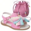 Kit Sandália Feminina Sandalinha Infantil - Charme e Conforto Para as Pequenas - Bebê Encanto