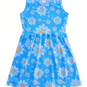 Vestido Infantil Gode Rodado - Azul Vibrante - Para Meninas Felizes - Bebê Encanto