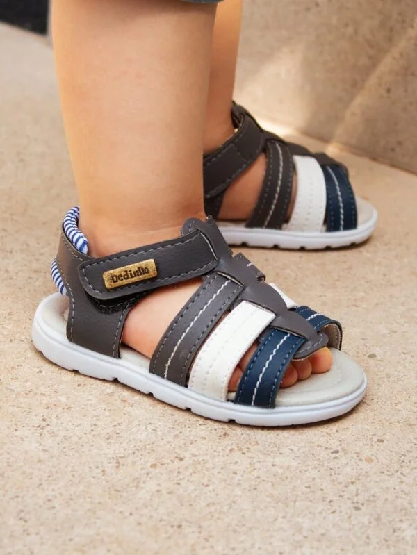 Sandália Infantil- Conforto Ajuste Fácil - Para Meninos - Bebê Encanto