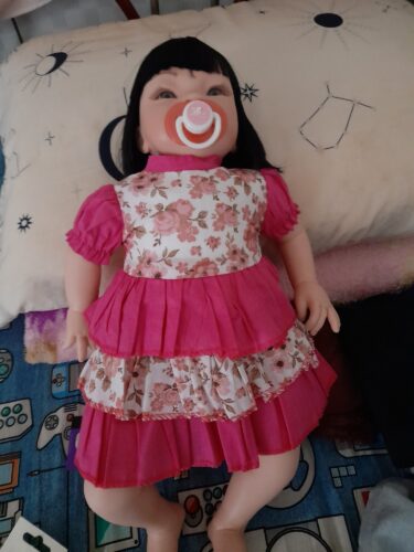 Boneca Reborn Infantil - Realista Para Brincar - Inclui Bolsa Maternidade photo review