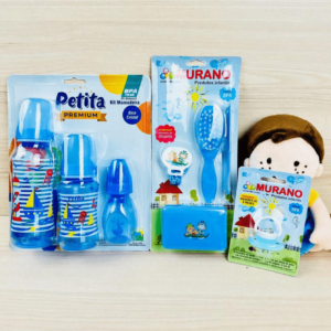 Baby Care - Kit Completo - Azul em polipropileno - Bebê Encanto