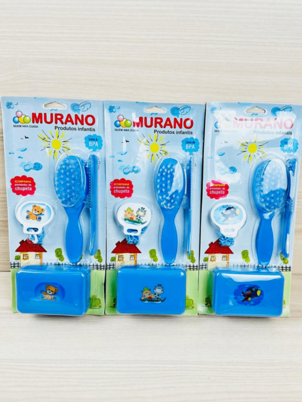 Baby Care - Kit Completo - Azul em polipropileno - Bebê Encanto