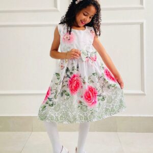 Vestido Infantil Estampado - Fresco e Confortável - Bebê Encanto