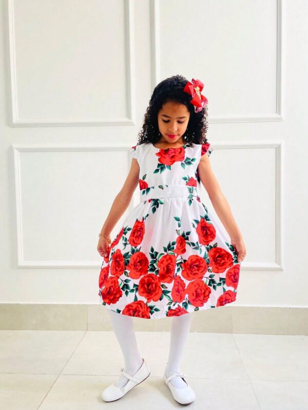 Vestido Infantil Estampado - Ideal para Festas - Fresquinho e Confortável - Bebê Encanto