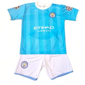 Conjunto Futebol Infantil Manchester City - Ideal para Mini Torcedores - Bebê Encanto