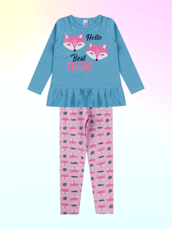 Conjunto Bebê Menina - Estampa Animal - Confortável e Fofo - Bebê Encanto