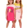 Vestidos Infantil - Confortável - Estampa Multicolorida - Bebê Encanto