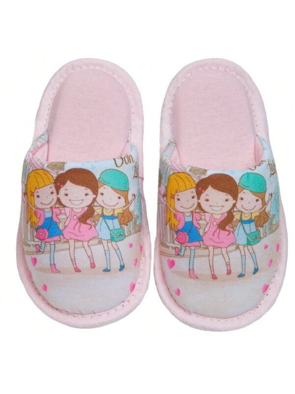 Chinelo de Quarto Infantil Luxuoso Conforto Rosa Bebê - Bebê Encanto