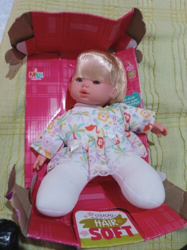 Boneca Infantil - Super Macia - Corpo de Pano photo review