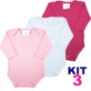 Kit Body Canelado Infantil - Confortável e Fresco - Bebê Encanto