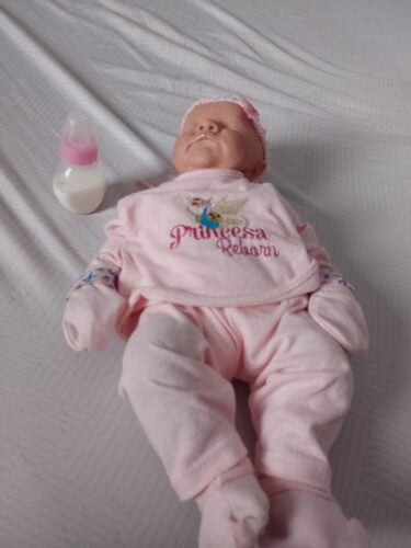 Boneca Infantil Realista - 100% Silicone - Com Itens da Bolsa Maternidade photo review