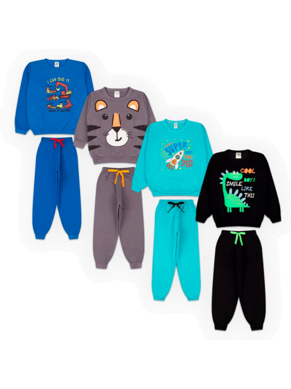 Kit Moletom Infantil Inverno - Confortável e Quente - Bebê Encanto