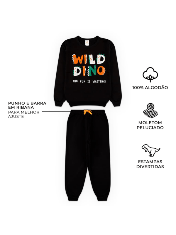 Kit Moletom Infantil Inverno - Confortável e Quente - Bebê Encanto