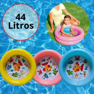 Piscina Infantil - Diversão Refrescante - 44 Litros - Bebê Encanto