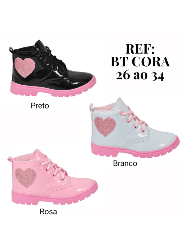 Bota Elegante Infantil de Verniz - Brilho para Meninas - Bebê Encanto