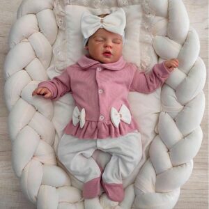 Macacão Luxo Sofia - Confortável - Opções de cores - Bebê Encanto