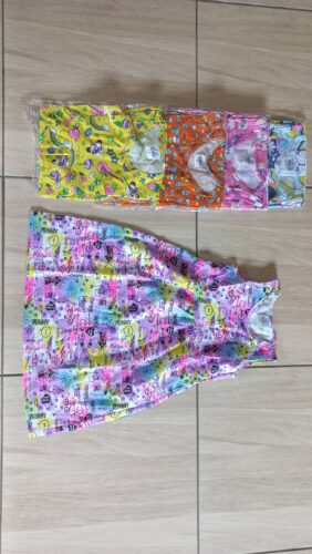 Kit Vestido Infantil Verão - 5 Peças - Estilo Casual photo review