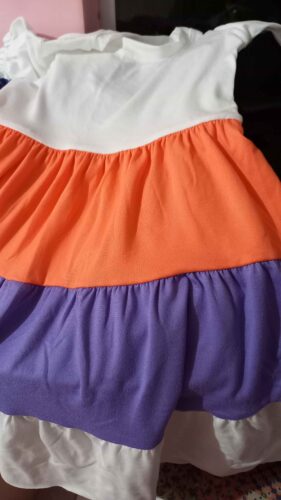 Vestido Infantil - Multicolorido - Elegante e Casual photo review