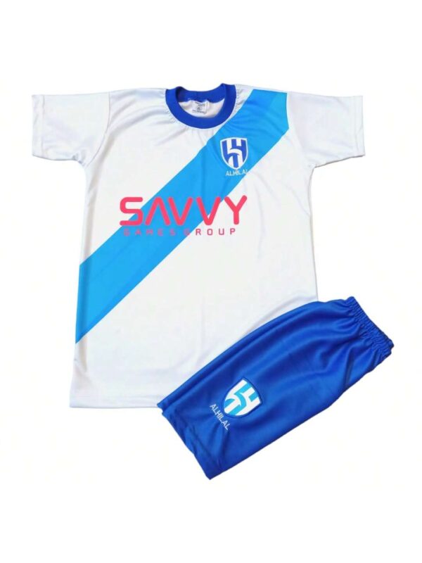 Conjunto Infantil Futebol Al-Hilal - Neymar - Bebê Encanto