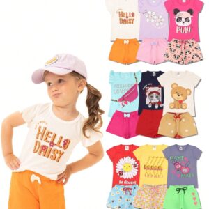 Kit Infantil Menina - Confortável e Fofo - 100% Algodão - Bebê Encanto