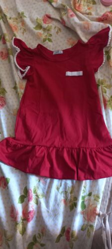 Vestido Infantil Menina - Vermelho - Estilo Casual photo review