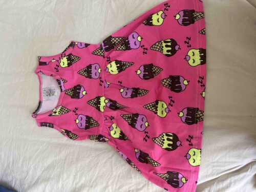 Vestido Infantil - Sorvetinhos Neon - Estilo Casual photo review