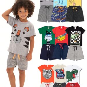 Kit Infantil Menino - Confortável e Estiloso - Bebê Encanto