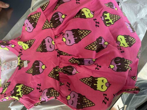 Vestido Infantil - Sorvetinhos Neon - Estilo Casual photo review