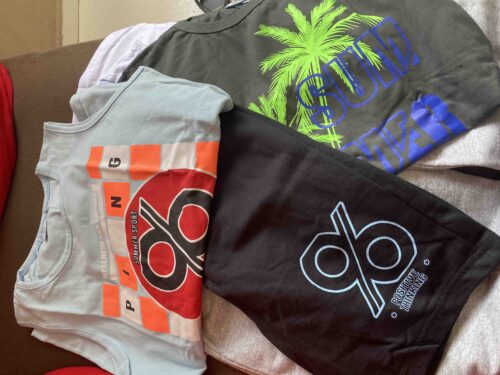 Kit de Roupas Infantil Brilho Encantador - 5 Camisetas + 5 Bermudas photo review