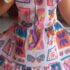 Vestido Infantil Boho - Estilo Vintage - Manga Curta photo review