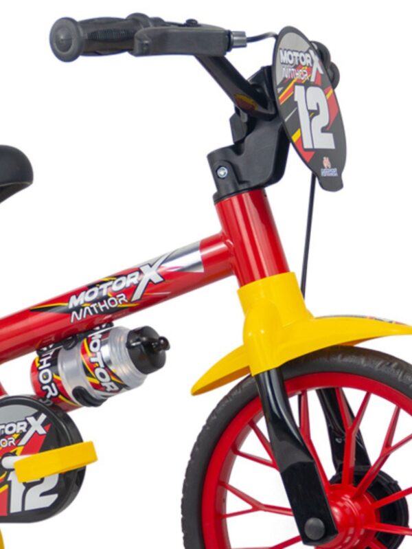 Bicicletinha Colorida - Motor X PU - Aro 12 e Rodinhas - Bebê Encanto